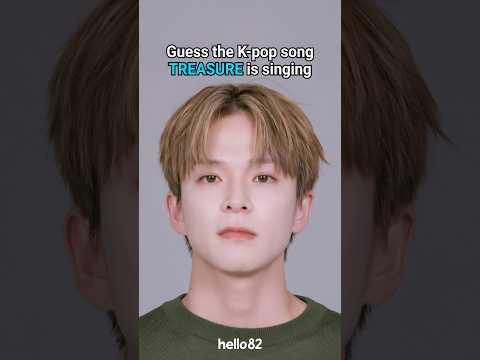 Can you guess the K-pop song #TREASURE is singing?👂 #hello82 #트레저 #shorts