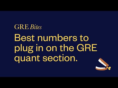 Best numbers to plug in on the GRE quantitative section: How to stress the system
