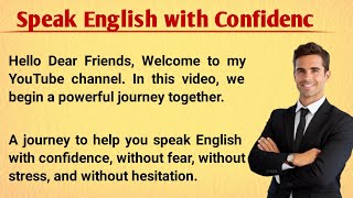 Speak English with Confidence | Improve Your English Speaking Skills | Listen And Practice English