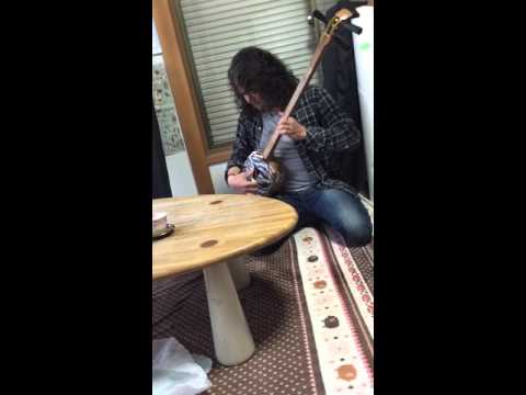 山影様 ゼブラリプルで荷方節弾いていただきました！