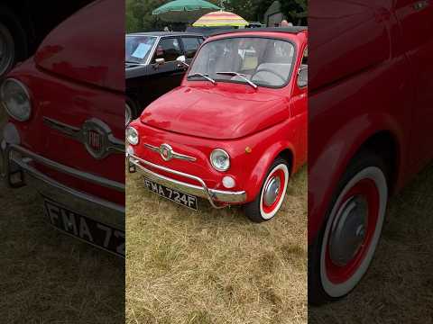 1968 Fiat 500 caught my eye in a very vibrant red. ❤️#fiat500 #fiat #500