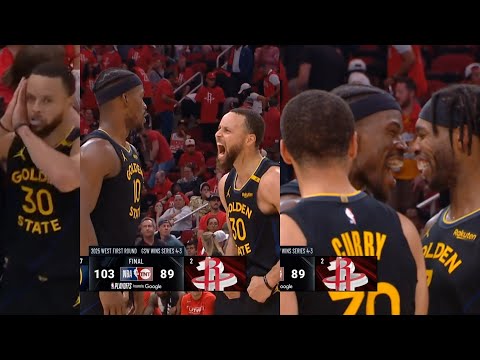 Steph Curry dagger 3 then Buddy Hield hits 9th three to win Game 7 vs Rockets