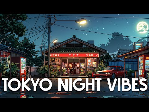 A Silent Night in Tokyo 🔥Tokyo Lofi City 🌃 Lo fi Beats To Sleep, Relax  [lofi hiphop mix]