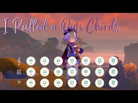 I Pulled a Qiqi Lyre Chords UPDATED | Genshin Impact