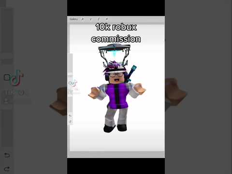 10k roblox art commission 😱 #roblox #robloxart