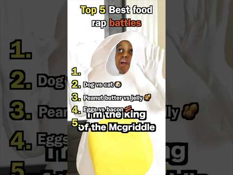 Ranking Top 5 BEST Food Rap Battles 😳🍔