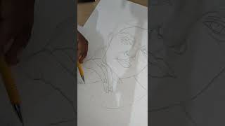 how to draw outline/#outlineart #short