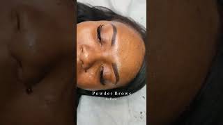 Powder Brows #powderbrows #ombrepowderbrows #microblading #pmubrows #pmu #nanoblading #browmapping