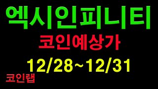 엑시인피니티 3일간 엑시인피니티 코인 예상가 (12/28~12/31)