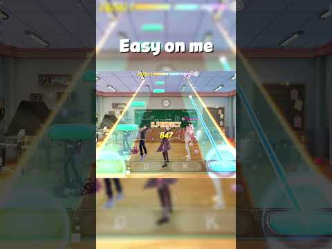 Easy on me - Idol party #idolparty #dancegame #gameplay #dance #rhythmgame #easyonme #youmakemedance