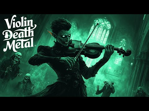 💀 Death Metal x Violin – Brutality Meets Melody in a Symphony of Shadows