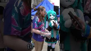 A CLOSER LOOK WITH FURRY MIKU #hatsunemiku #miku #kaito #vocaloid #cosplay
