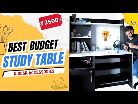 🔥 Best Budget Table for Students! 🏡 DIY & Affordable Setup Accessories 🎓🛠️StudentYard