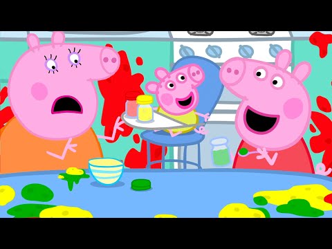 Peppa Pig & Mummy Pig Feed Baby Alexander 👶🍼 | Tales | Oh No!Messy Food | Full Episodes | 20 Minutes