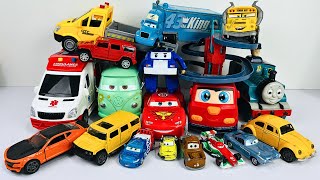 Disney Pixar Cars , Lightning McQueen Filmore Cruz Ramirez Chevrolet Porsche Mater Ambulance | ASMR