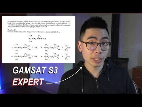 How to solve a GAMSAT Organic Chem question | Verbal Reasoning & Visualisation