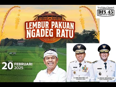 Nyambut Kang Dedi Mulyadi Gubernur Jawa Barat KDM memang Gubernur tiada lawan