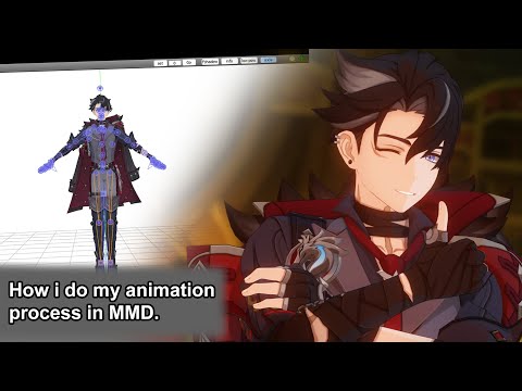 Animating wriothesley in MMD [Timelapse]