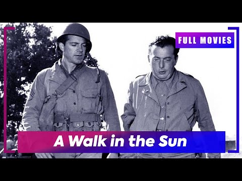 🎬 A Walk in the Sun (1945) | English Full Movie | Don't Miss Out!