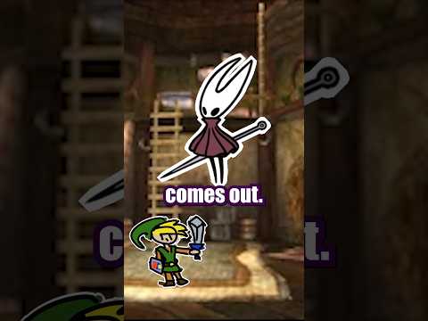 Hollow knight is Zelda 2 #thelegendofzeldalink #nintendo #hollowknight #shorts