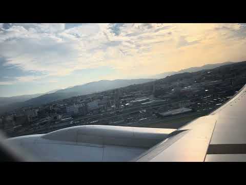 Take off from FUK Fukuoka Airport back to Hong Kong CX589