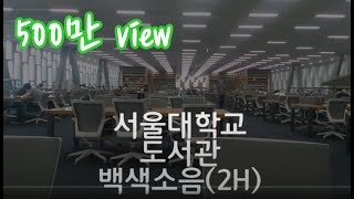 서울대학교 도서관 백색소음 2시간