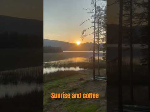 Coffee sunrise 🧡 relaxation meditation 🧘🏽‍♀️ breathe growth letting go 🧡