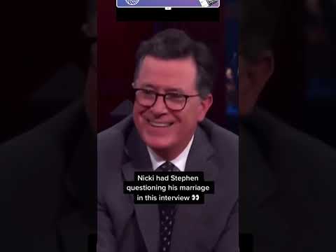 NICKI MINAJ RAPS ABOUT STEPHEN COLBERT #shorts #nickiminaj #stephencolbert