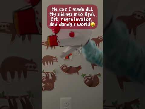 I have sigma siblings🤑🤑🤑{ #dandysworld #bfdi #crk #regretevator #dragonpuppets #roadto4k #fyp }