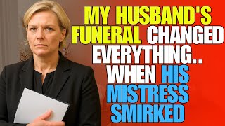 My Husband's Funeral Changed Everything... When His Mistress Smirked, I Handed Her This