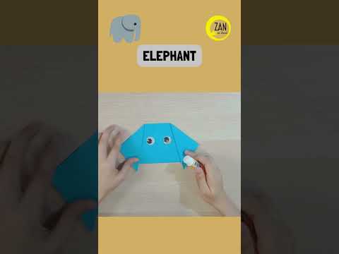Easy Elephant _ Art & Craft for Kids #elephant #elephantart #artandcraft