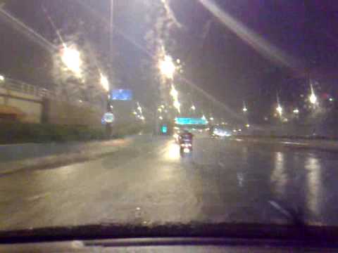 080613 吐露港公路 交通意外 (紅色暴雨) traffic accident