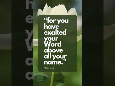 God Exalts His Word Above All Names: The Supreme Glory of Jesus! 🙌 | Bible Blade #GodsWordAboveAll