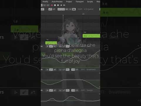 Taiwanese Anime Girl Sings in Italian #yaosvai #synthv