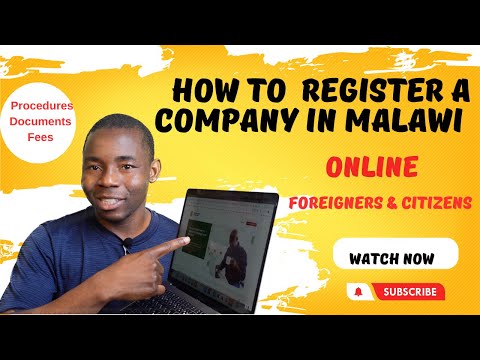 How to Start a Company in Malawi/Online Business Registration System