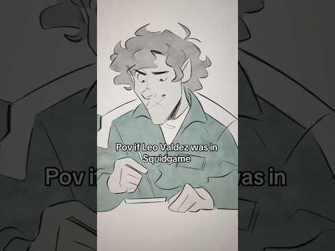 Leo Valdez vs squidgame #squidgame #pjo #art #animation #shorts #pov #funny #drawing #comedy #arte