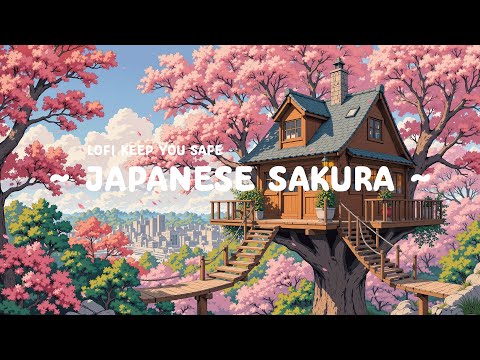Japanese Sakura 🌸 Lofi Keep You Safe 🌼 Lofi Hip Hop | Special Moment - Deep to work, chill, relax