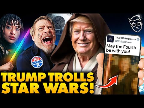 Trump White House TROLLS Woke Disney Star Wars With INSANE ‘May The 4th’ Image, Mark Hamill MELTDOWN