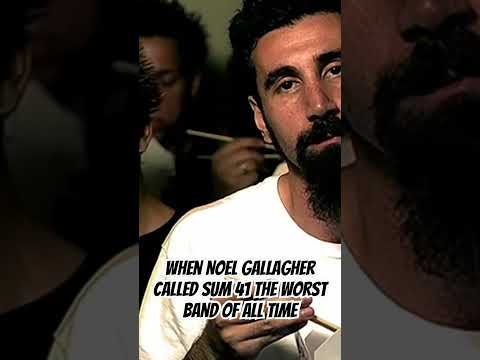 When Noel Gallagher called Sum 41 the worst band of all time #oasis #sum41 #poppunk