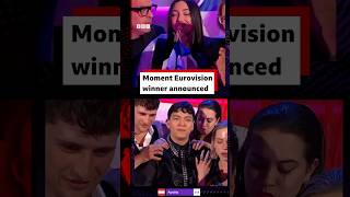 The moment the Eurovision 2025 winner was announced. #Eurovision #BBCNews