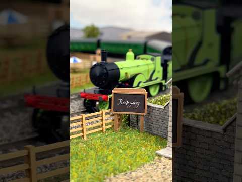 Inspirational T9 Steam Train Passing on the Railway #train #modeltrains #modelrailway