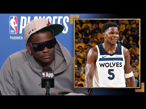 "I learned that from you this summer" Anthony Edwards on learning from Steph Curry | May 12, 2025
