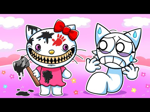 SCARY HELLO KITTY vs SPRUNKI?! Incredibox Sprunki Cartoon Animation