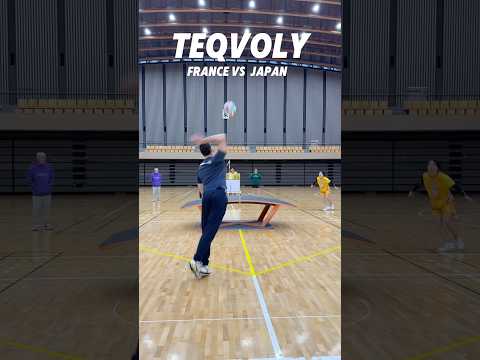【テーブルバレー】フランス代表vs日本チャンピオン🔥 #shorts