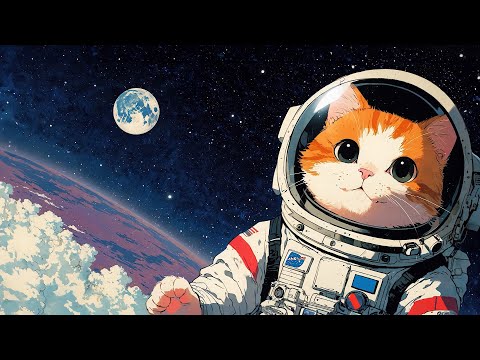 Lost in the Universe with Lofi Cat 🌌 Space Lofi Songs For Stress Relief 🌌 Dreamhop Music