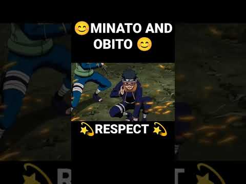 MINATO AND OBITO TEAM WORK 😊❤️💫
