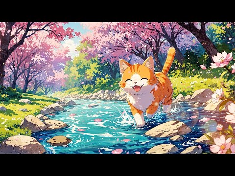 Enjoying The Cherry Blossom Forest 🌸 Morning Lofi Songs For The New Spring Day 🌸 Chill Spring Lofi