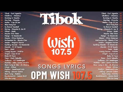 Tibok - Earl Agustin (lyrics video) | Best OPM Tagalog Love Songs💗OPM Trending 2025 Playlist