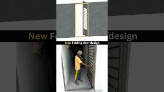 Door for small house - Less space foldable door🚪#3dcad #engineering #doordesign #cadcam