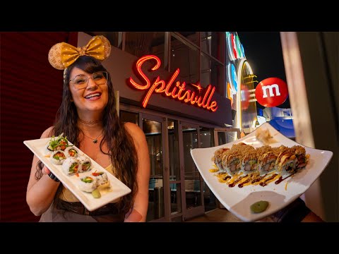 Disney Springs WORST restaurant 🎳 Splitsville Luxury Lanes food review 2025